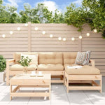 ZNTS 5 Piece Garden Lounge Set Solid Wood Pine 3186179