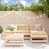 ZNTS 5 Piece Garden Lounge Set Solid Wood Pine 3186179