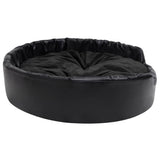 Dog Bed Black 99x89x21 cm Plush and Faux Leather 171264
