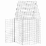 Rabbit Cage Silver 100 x 100 x 210 cm Galvanised Steel 42019240