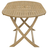 Folding Garden Table 160x85x75 cm Solid Wood Acacia 365746
