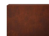 Garden Cover Profile 10 pcs 100 x 6 x 15 cm Weathering Steel 8012961