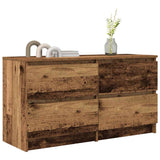 TV Cabinet Old Wood 100x35x54 cm Engineered Wood 861803