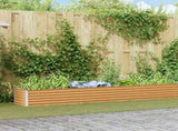 Garden Raised Bed 1164 x 50 x 36 cm Galvanised Steel 42017351