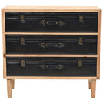 Drawer Cabinet Solid Fir Wood 80x36x75 cm 245778