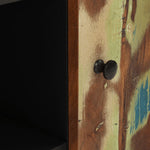Sideboard with 2 Doors 90x33x75 cm Solid Wood Reclaimed 352927