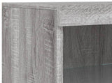 Sideboard with LED Lights Grey Sonoma 162x37x100 cm 3209175