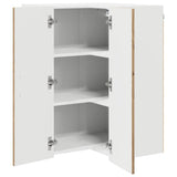 Wall Corner Cabinet LUCCA Artisan Oak 57 x 57 x 80 cm 885084