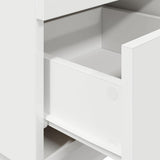 Bedside Cabinets 2 pcs with 2 Drawers White 36x36x68 cm 858579