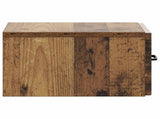 Wall-Mounted Bedside Cabinet 2 pcs Old Wood 34.5 x 33 x 20 cm 899292