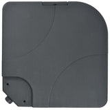 Garden Parasol with Portable Base Anthracite 276347