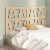 Bed Headboard 146x4x100 cm Solid Wood Pine 818620