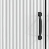 Sideboard High Gloss White 66 x 34.5 x 87 cm Engineered Wood 895279