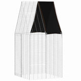 Rabbit Cage Silver 100 x 100 x 210 cm Galvanised Steel 42019245