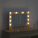 Vanity Mirror Rectangular Sonoma Oak 60 x 45 x 18 cm 868311
