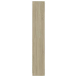 ZNTS Bathroom Cabinet Sonoma Oak 30x30x183.5 cm Engineered Wood 802672