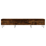 TV Cabinet Smoked Oak 150x36x30 cm Engineered Wood 829153