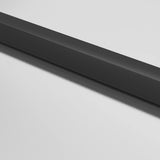 Interior Door Slim Black 102.5x201.5 cm Tempered Glass and Aluminium 155123