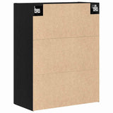 Wall-mounted Cabinet Wall-mounted Black Oak 69.5 x 34 x 180 cm 862971