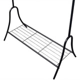 Clothing Rack Black Steel 174 cm height, 90 cm length 243000