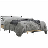 Bed Frame without Mattress Sonoma Oak 135x190 cm Double 3280073