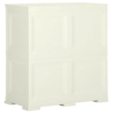 Plastic Cabinet 79x43x85.5 cm Wood Design Vanilla Ice 340595