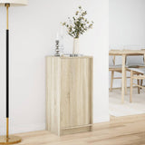 Sideboard with LED Sonoma Oak 42.5x34x85 cm Engineered Wood 852140