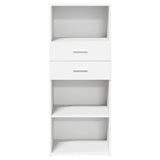Highboard White 50x42.5x124 cm Engineered Wood 846173