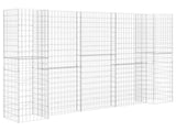 H-Shaped Gabion Planter Steel Wire 260x40x200 cm 145665