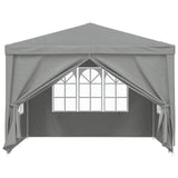 Party Tent 300 x 300 x 255 cm Light Grey PE and Steel 42032999