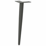 Coffee Table Legs Conical Shape 4 pcs Anthracite 42-43 cm Steel 4012514