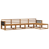 Outdoor Sofa Set 5 pcs Natural Solid Acacia Wood 3382482