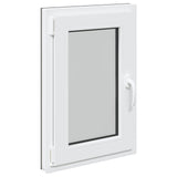 Basement Window RISOR 50 x 75 cm PVC and Glass Anthracite 42047311