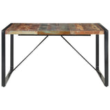 Dining Table 140x140x75 cm Solid Reclaimed Wood 321573