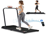 Folding Treadmill for Home Office Use,Under Desk Treadmill,1-6KM/H, Portable Walking Running MS299008AAB