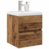 Bathroom Sink Cabinet Black Oak 41 x 39 x 62 cm Engineered Wood 3333149