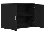 Sideboard Black Oak 79 x 38 x 80 cm Engineered Wood 862269