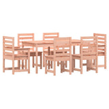 7 Piece Garden Dining Set Solid Wood Douglas 3154712