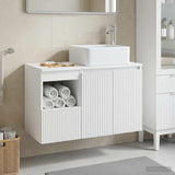 Bathroom Furniture Set 2 pcs White Engineered Wood 3404064
