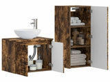 Bathroom Furniture Set 2 pcs Smoked Oak 33 x 34.5 x 100 cm 3406118