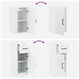 4 Piece Bathroom Cabinet Set UTRECHT High Gloss White 3417976