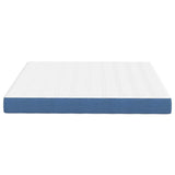 Bed Mattress with Mattress Blue 180 x 200 cm Fabric 42008304