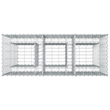 Gabion Raised Bed 2 pcs Silver 130 x 50 x 150 cm 3422233
