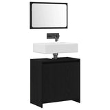 Bathroom Cabinet Black Oak 60 x 33 x 60 cm Engineered Wood 862509