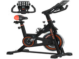 Exercise Bike, 8kg Flywheel Stationary Bike Indoor Cycling Machine with Adjustable Resistance Seat T3398P376864