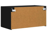 TV Wall Cabinet 59.5 x 31 x 40 cm Black Engineered Wood 892331