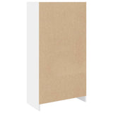 Bookcase White 57x28.5x107.5 cm Engineered Wood 848003