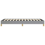 Bed Frame without Mattress Light Grey 100x203 cm Twin XL Fabric 346853