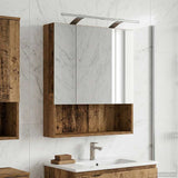 Bathroom Mirror Cabinet Old Wood 60 x 14.5 x 70 cm 889197