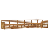 Outdoor Sofa Set 6 pcs Natural Solid Acacia Wood 3383417